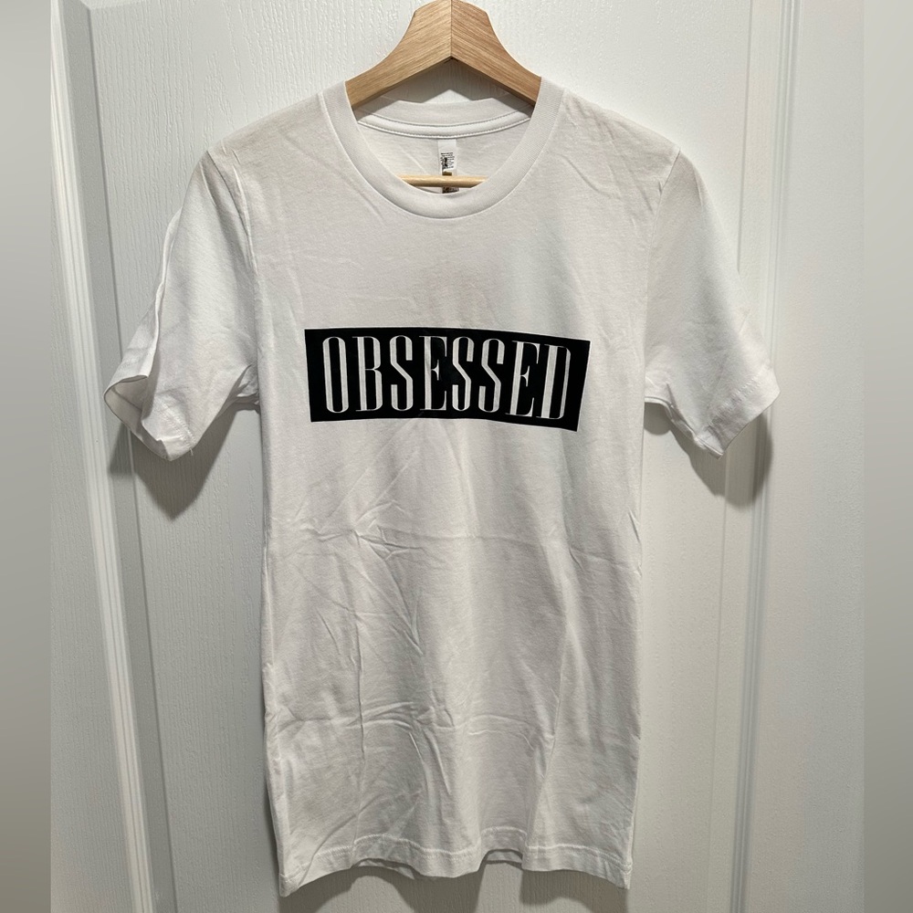 Obsessed Women’s 100% Cotton Tee Shirt - Size: XS - NWT